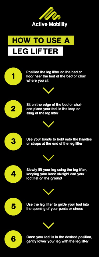How to use a leg lifter